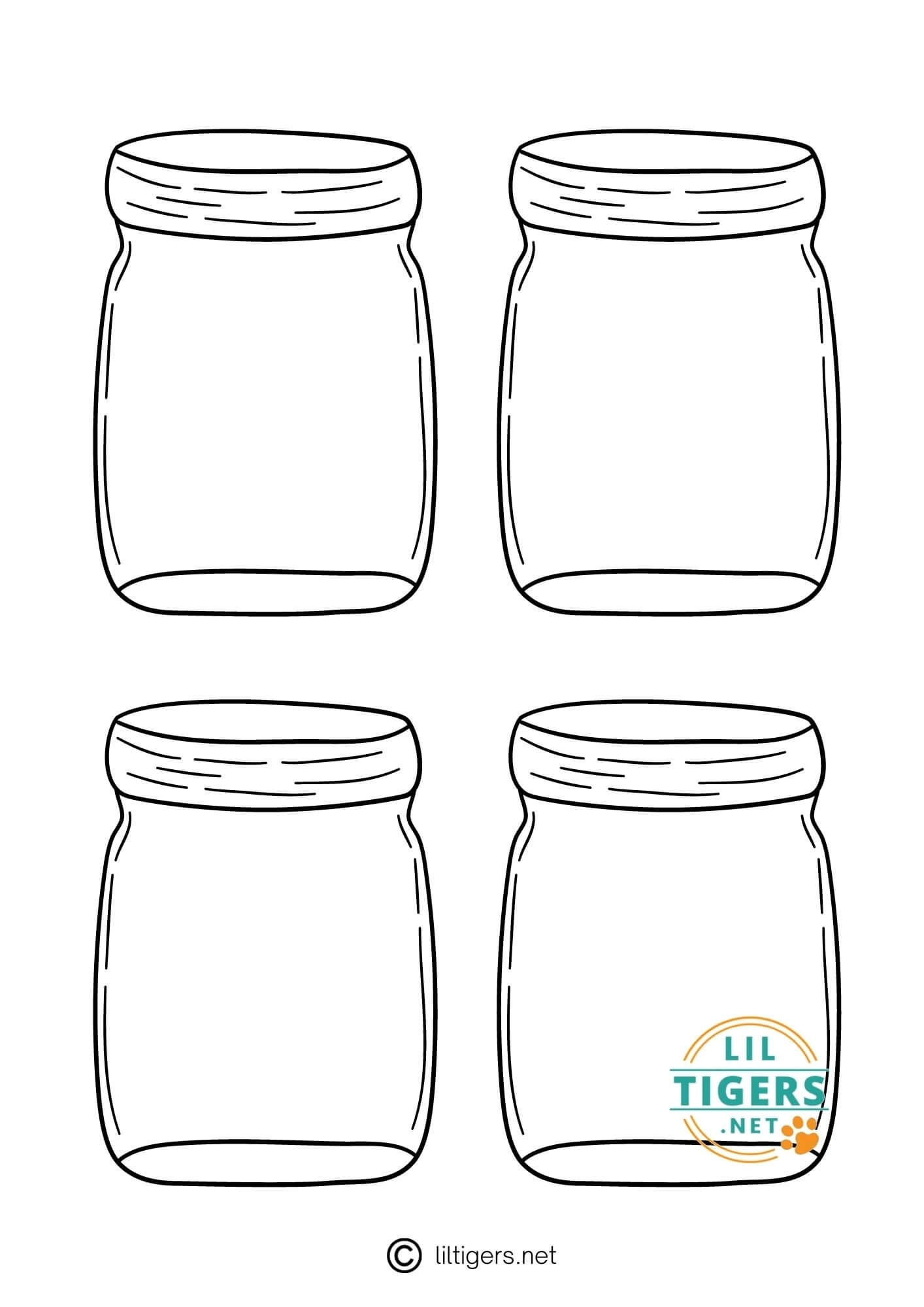 Free Printable Jar Template Free Printable
