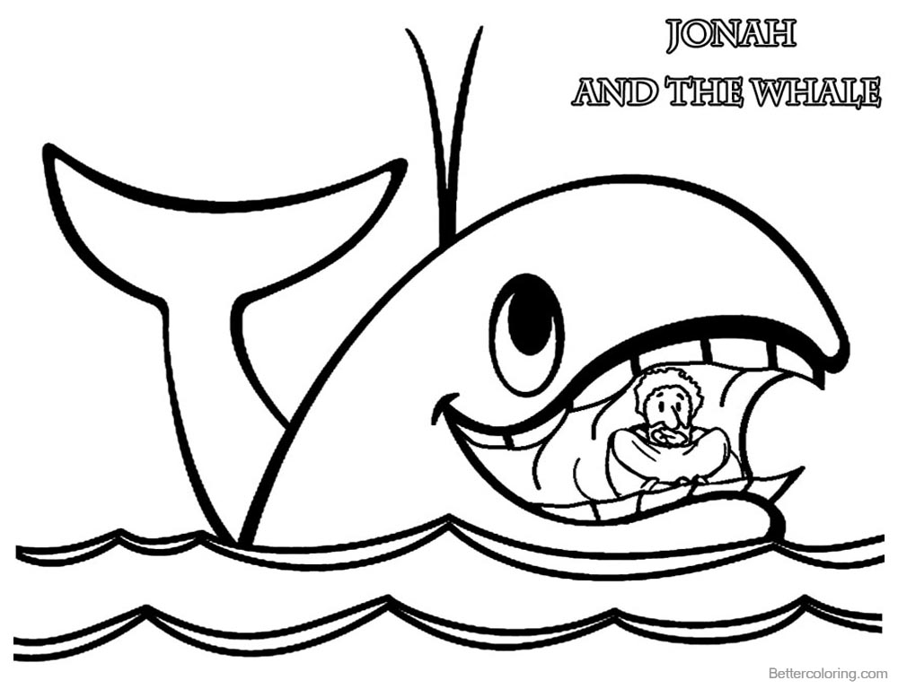 Free Printable Jonah And The Whale Coloring Pages