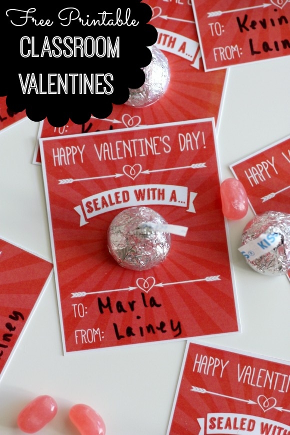 Free Printable Kids 39 Classroom Valentines Blog Hop Catch My Party