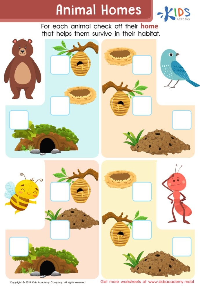 kindergarten science worksheets