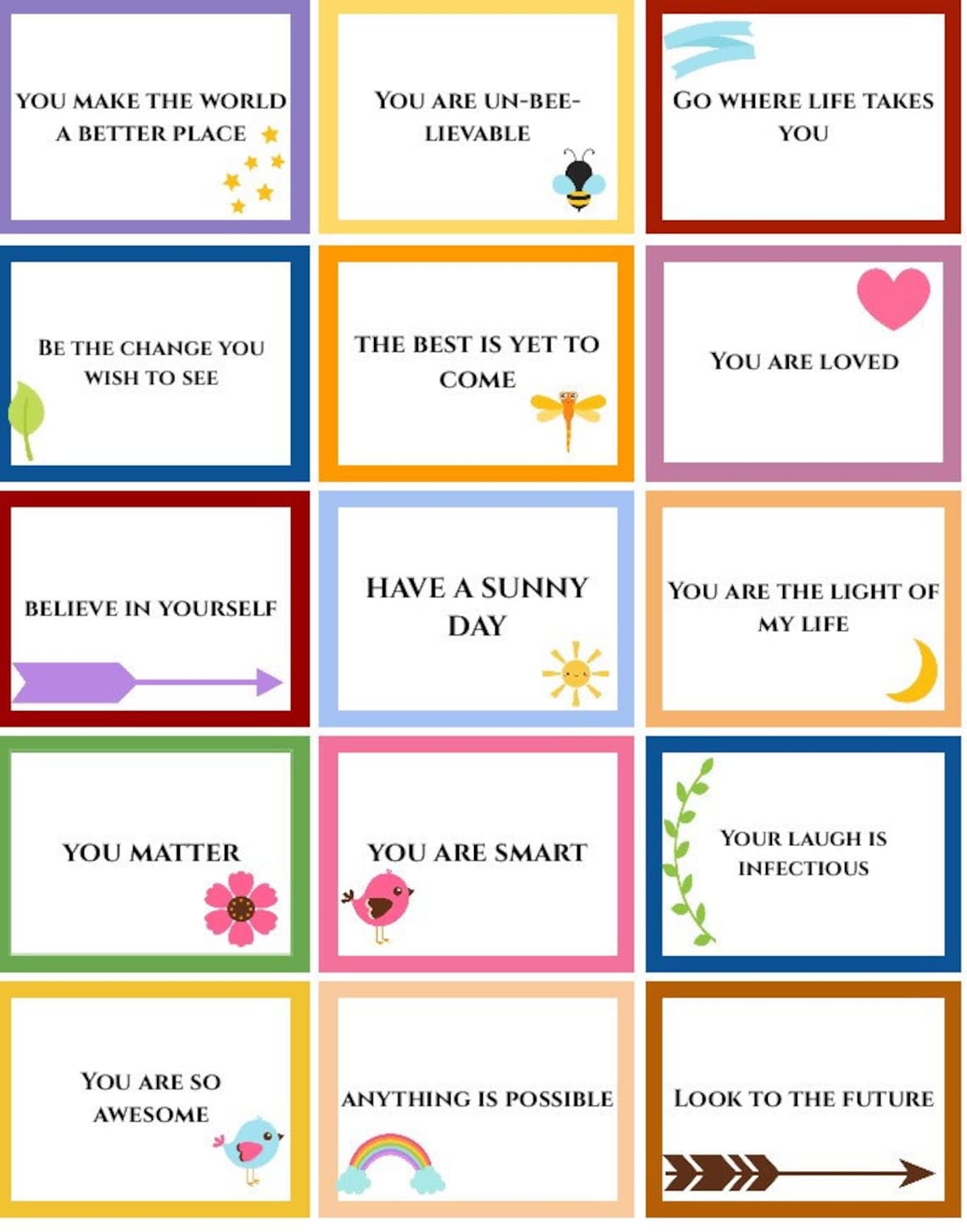 Free Printable Kindness Cards Printable Cards Vrogue co