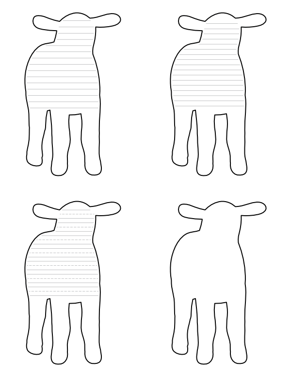printable lamb picture
