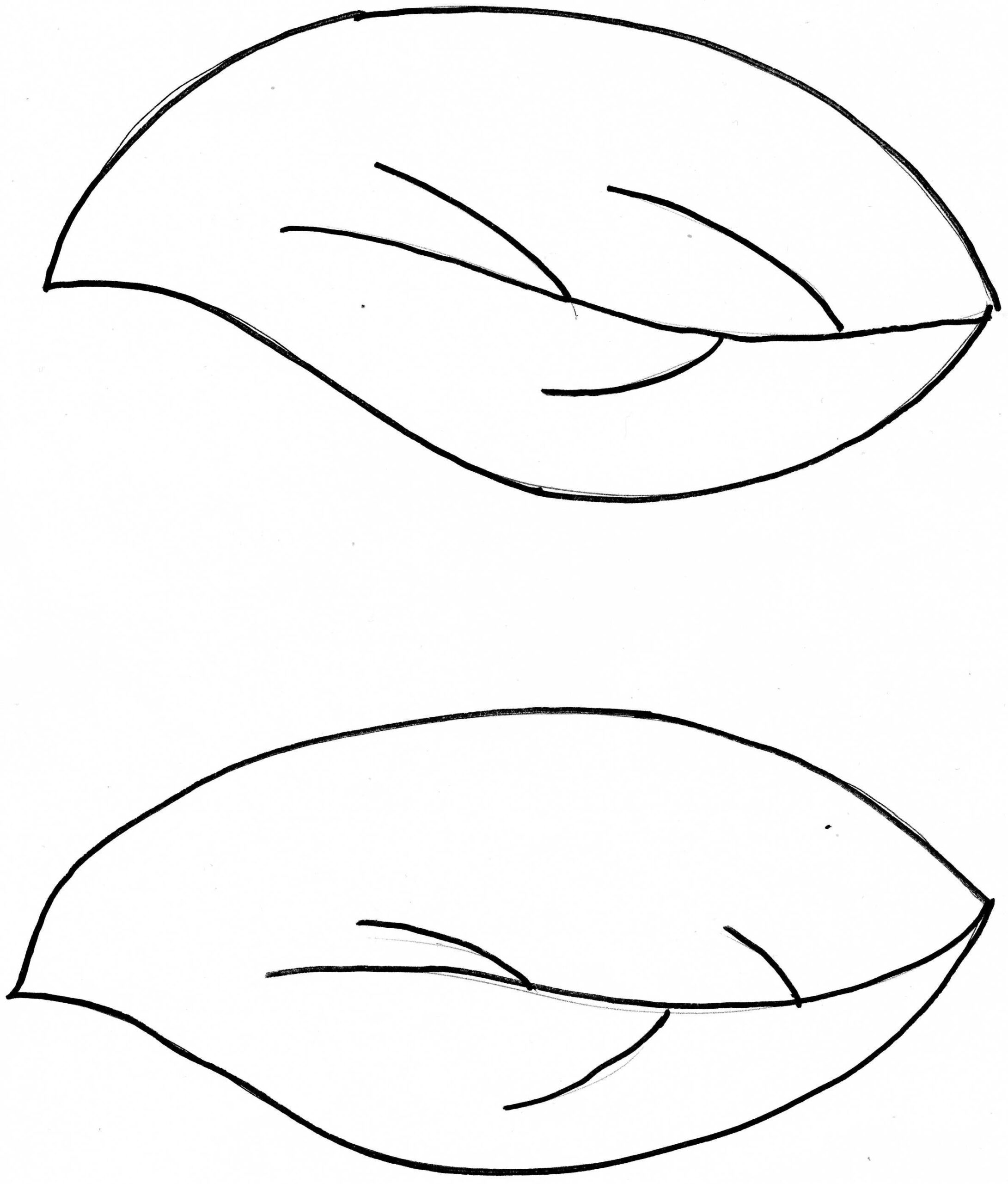 free printable leaf template