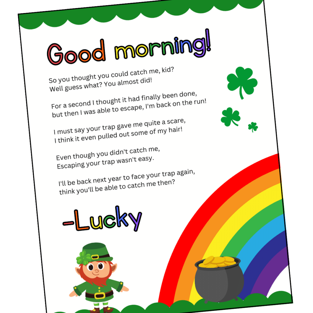 printable leprechaun picture