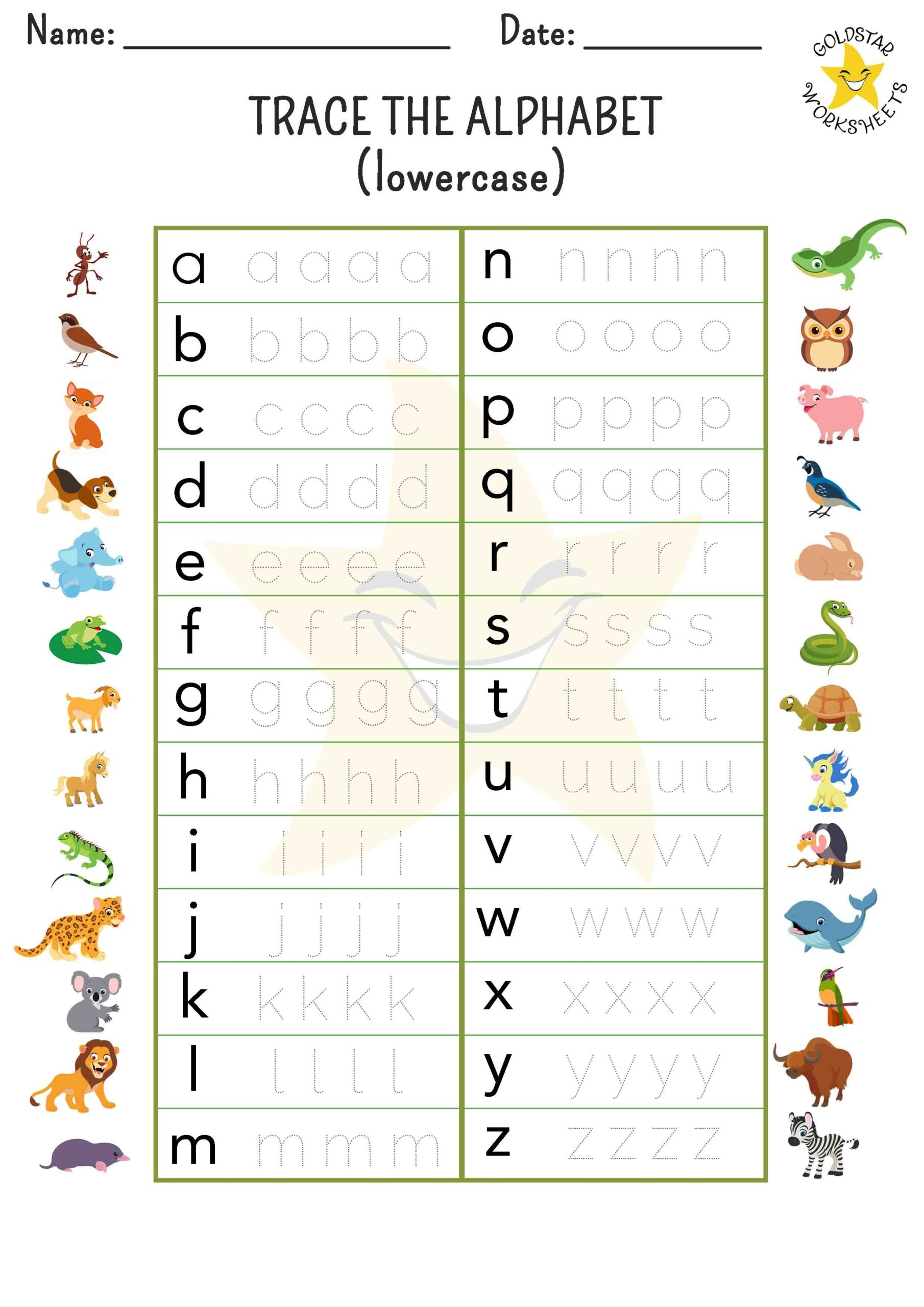 letter practice worksheets