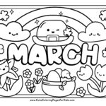 Free Printable March Coloring Pages For Kids Cute Coloring Pages