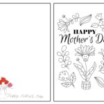 Free Printable Mothers Day Cards To Color For Kids Happy