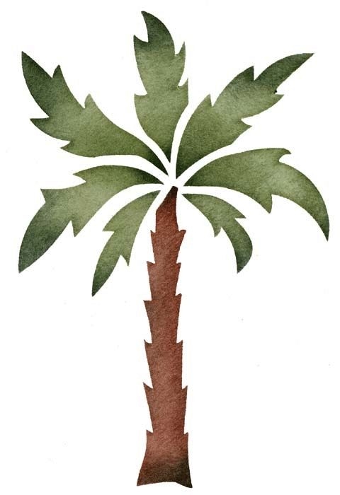 Free Printable Palm Tree Template Printable Templates