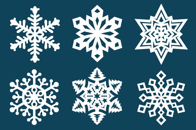 Free Printable Paper Snowflake Template Printable Templates