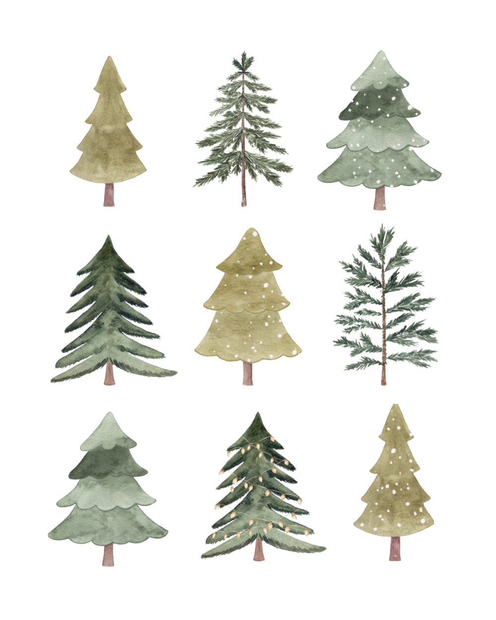 xmas tree printable