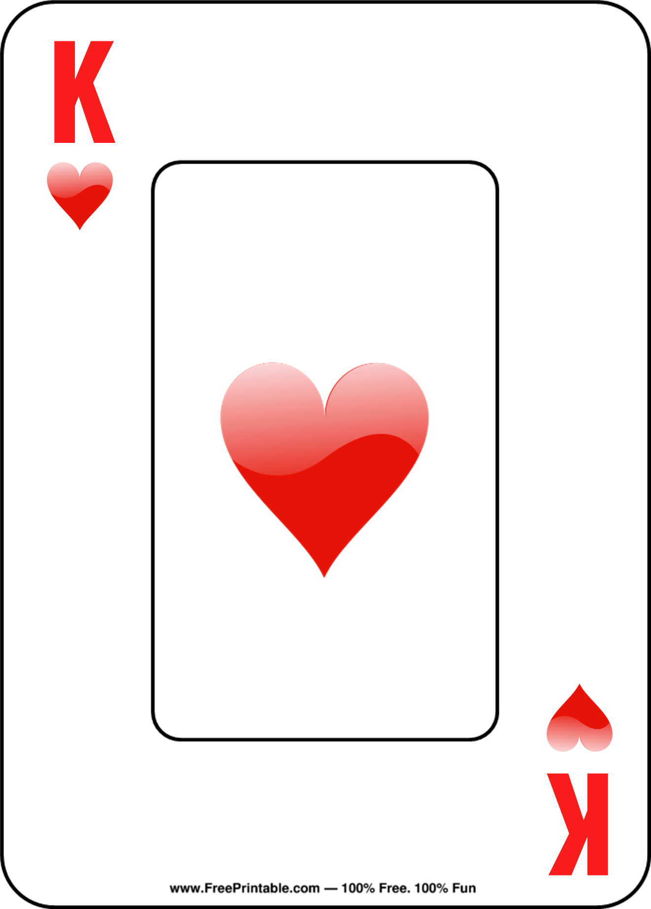 Free Printable Playing Cards Free Printable Card