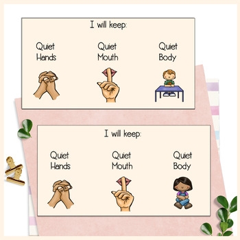 Free Printable Positive Behavior Cue Cards By Beltran 39 s Behavior Basics