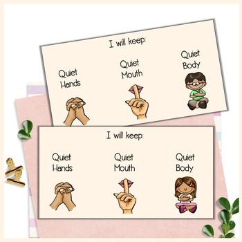 Free Printable Positive Behavior Cue Cards By Beltran 39 s Behavior Basics