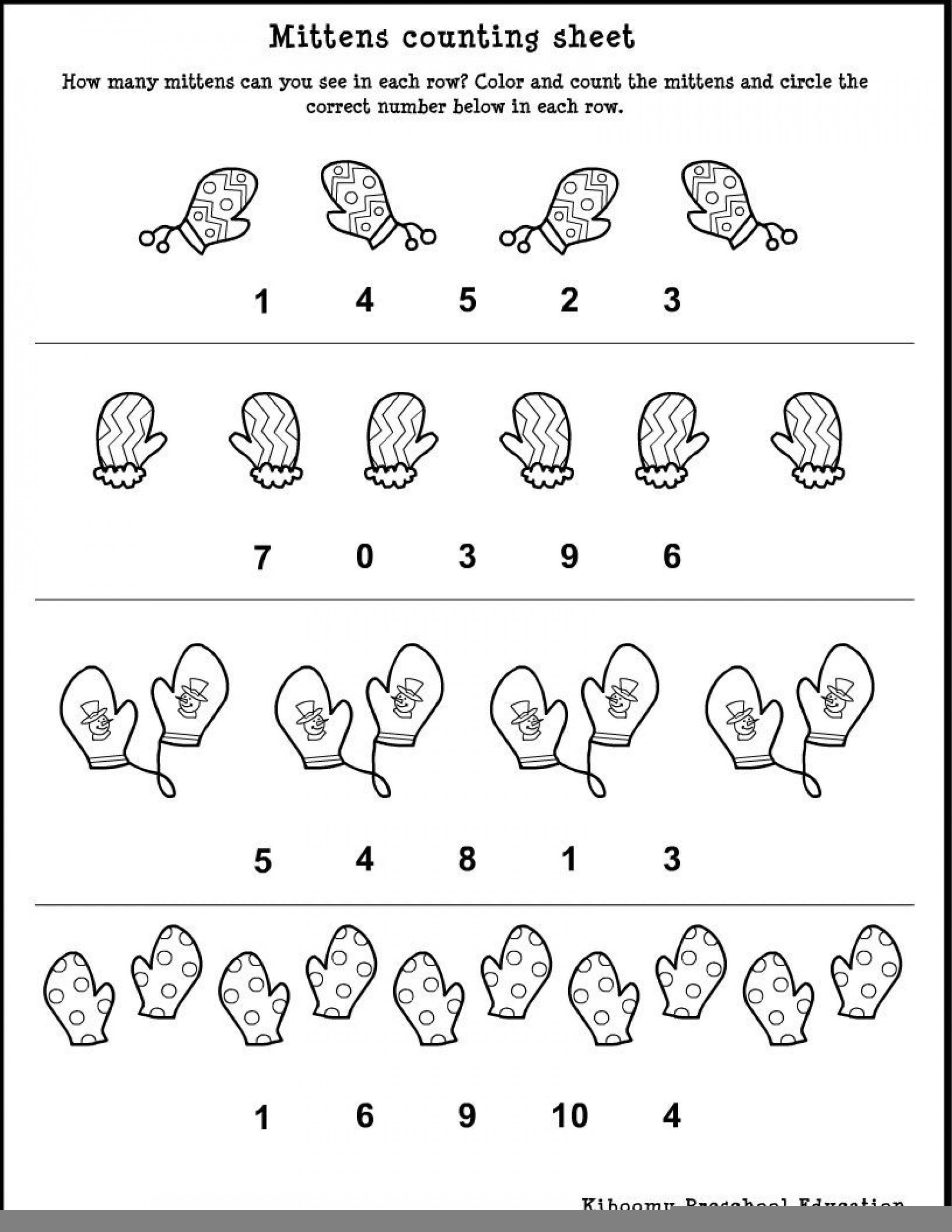 Free Printable Pre K Math Worksheets Peggy Worksheets