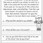 Free Printable Reading Comprehension Worksheets For 2nd Grade Reading