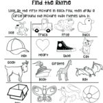 Free Printable Rhyming Cards Printable Worksheets