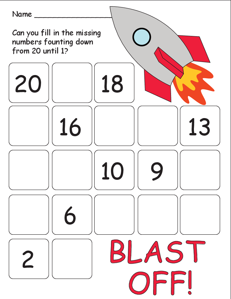 printable space activities