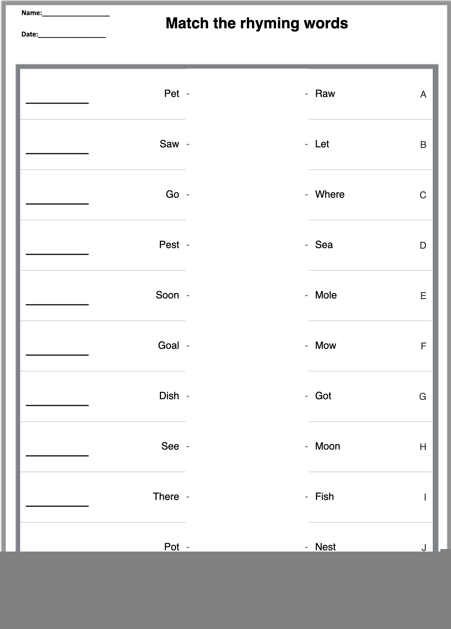 Free Printable Spelling Worksheet Generator Free Printable