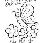 Free Printable Spring Coloring Pages For Kindergarten
