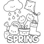 Free Printable Spring Coloring Pages That Are So Cute Spring