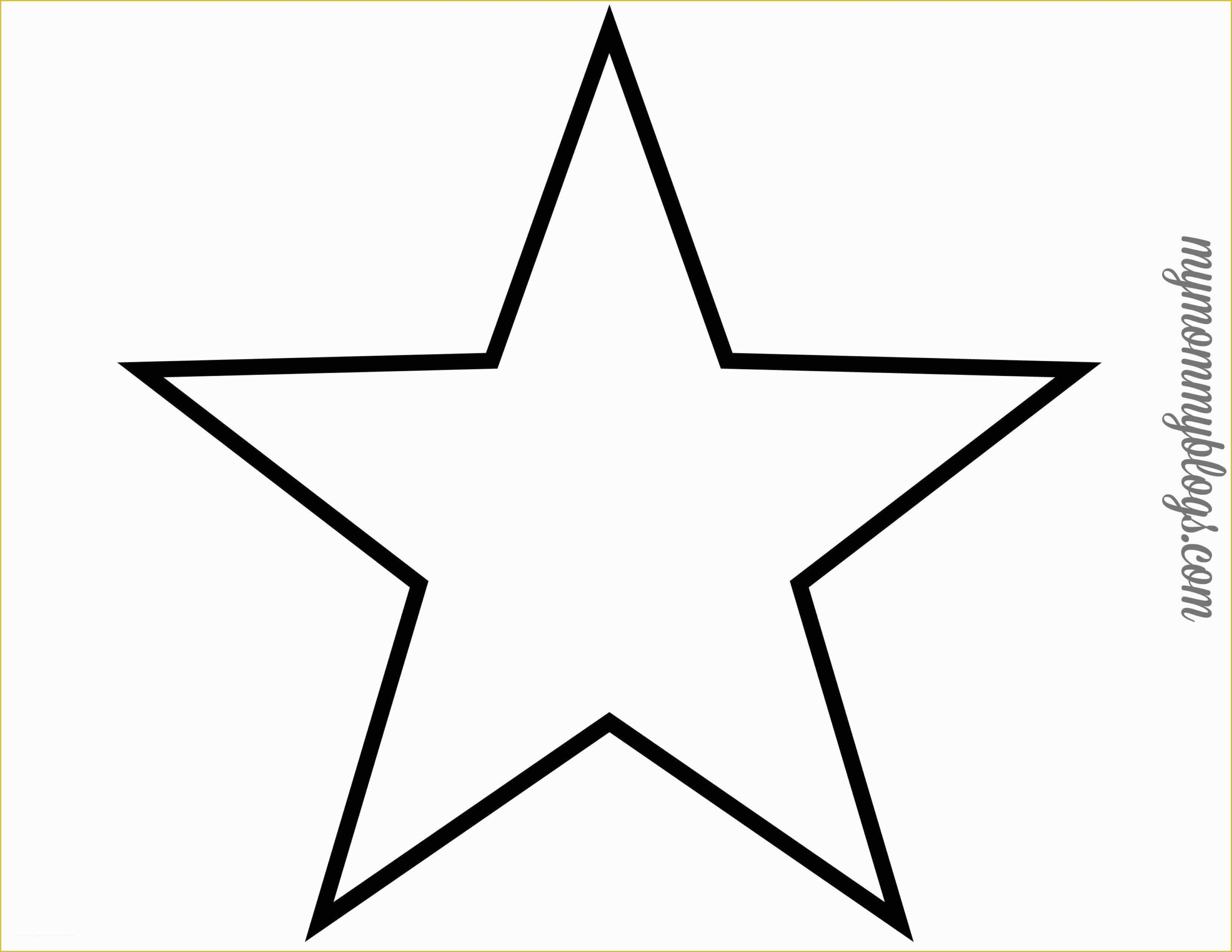 free printable star template