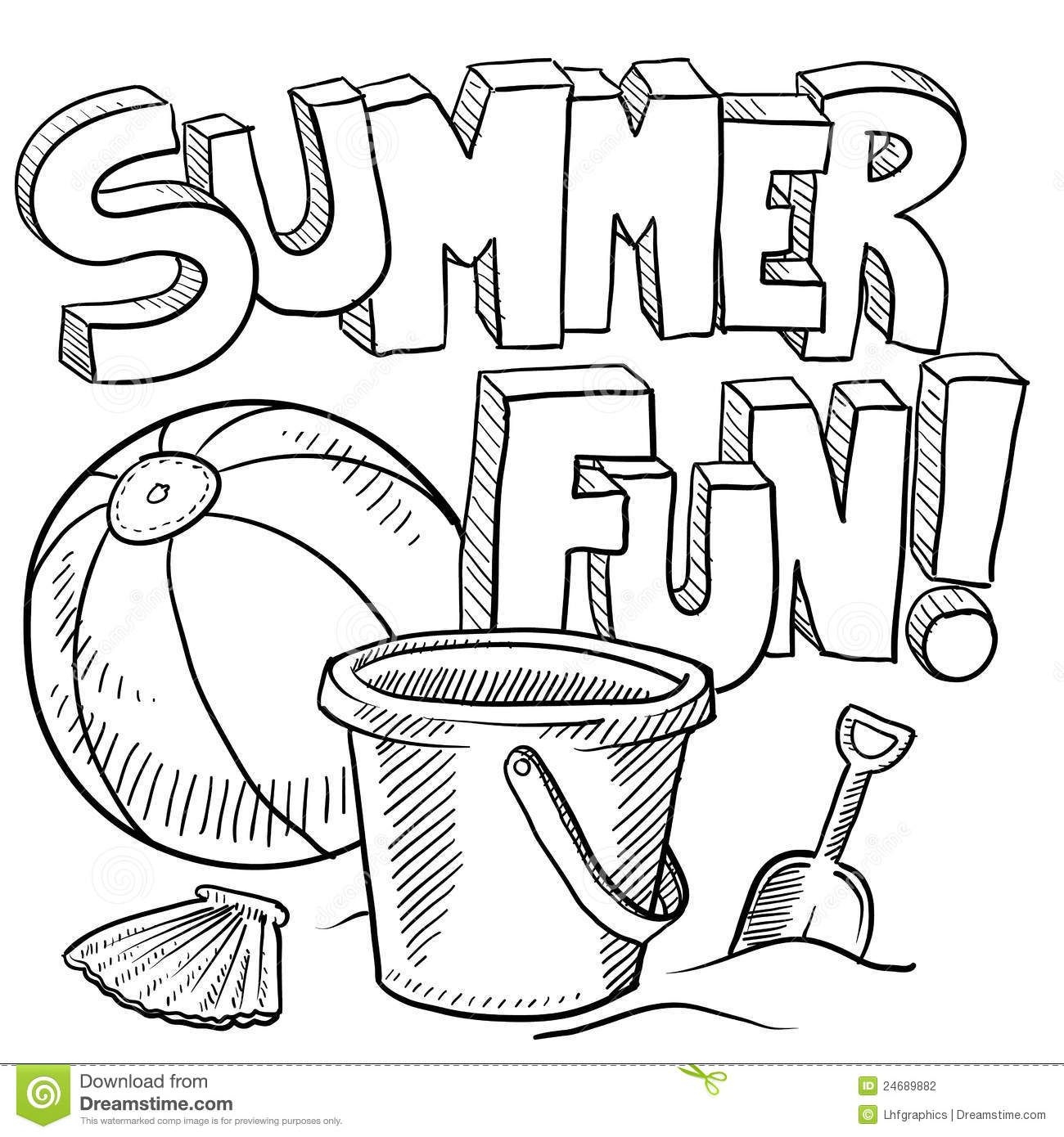 Free Printable Summer Coloring Pages Calendar Printables