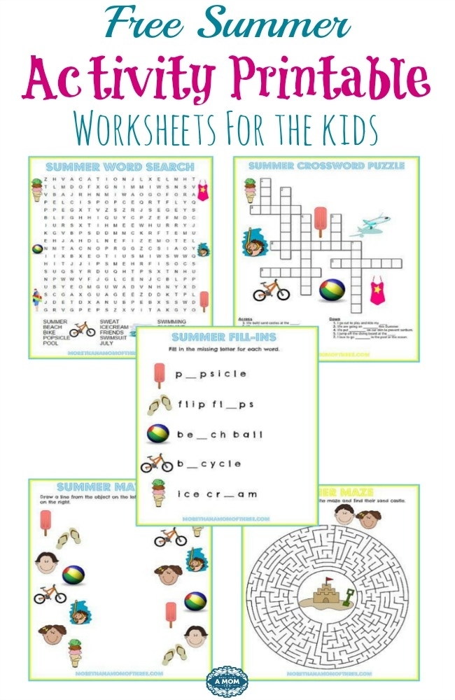 summer worksheets