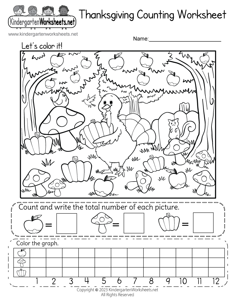 thanksgiving worksheet