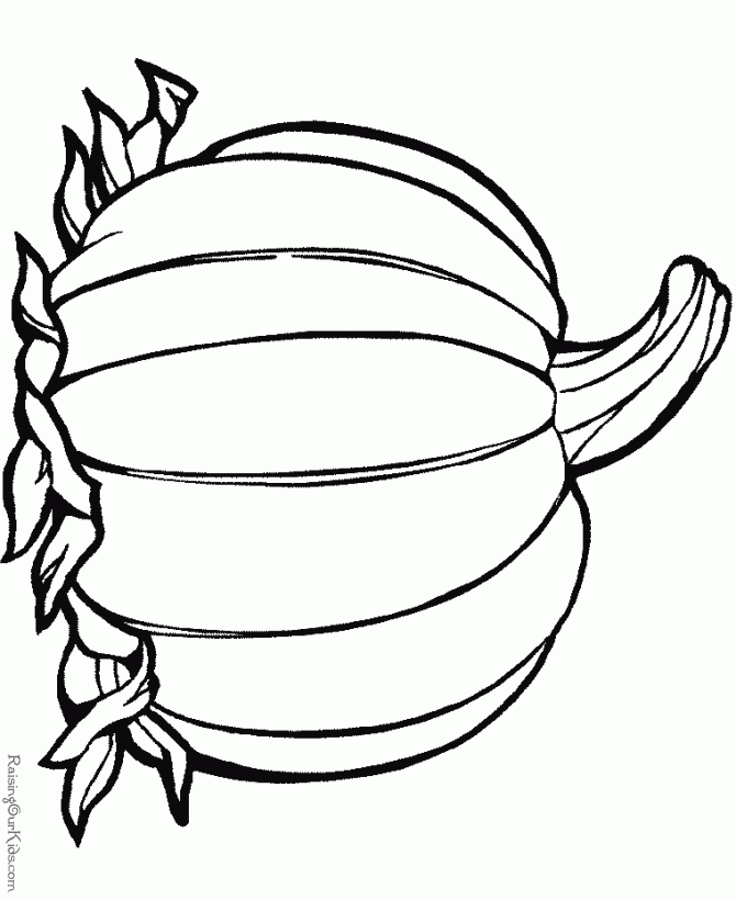 Free Printable Thanksgiving Food Coloring Pages 004