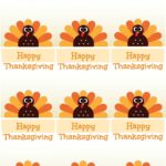 FREE Printable Thanksgiving Place Cards Also Great For Cupcake Label