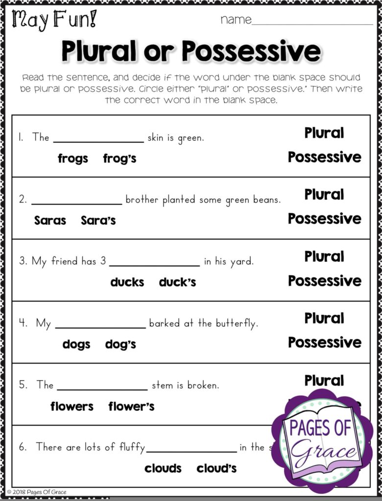 Free Printable Third Grade Worksheets Printable Worksheets