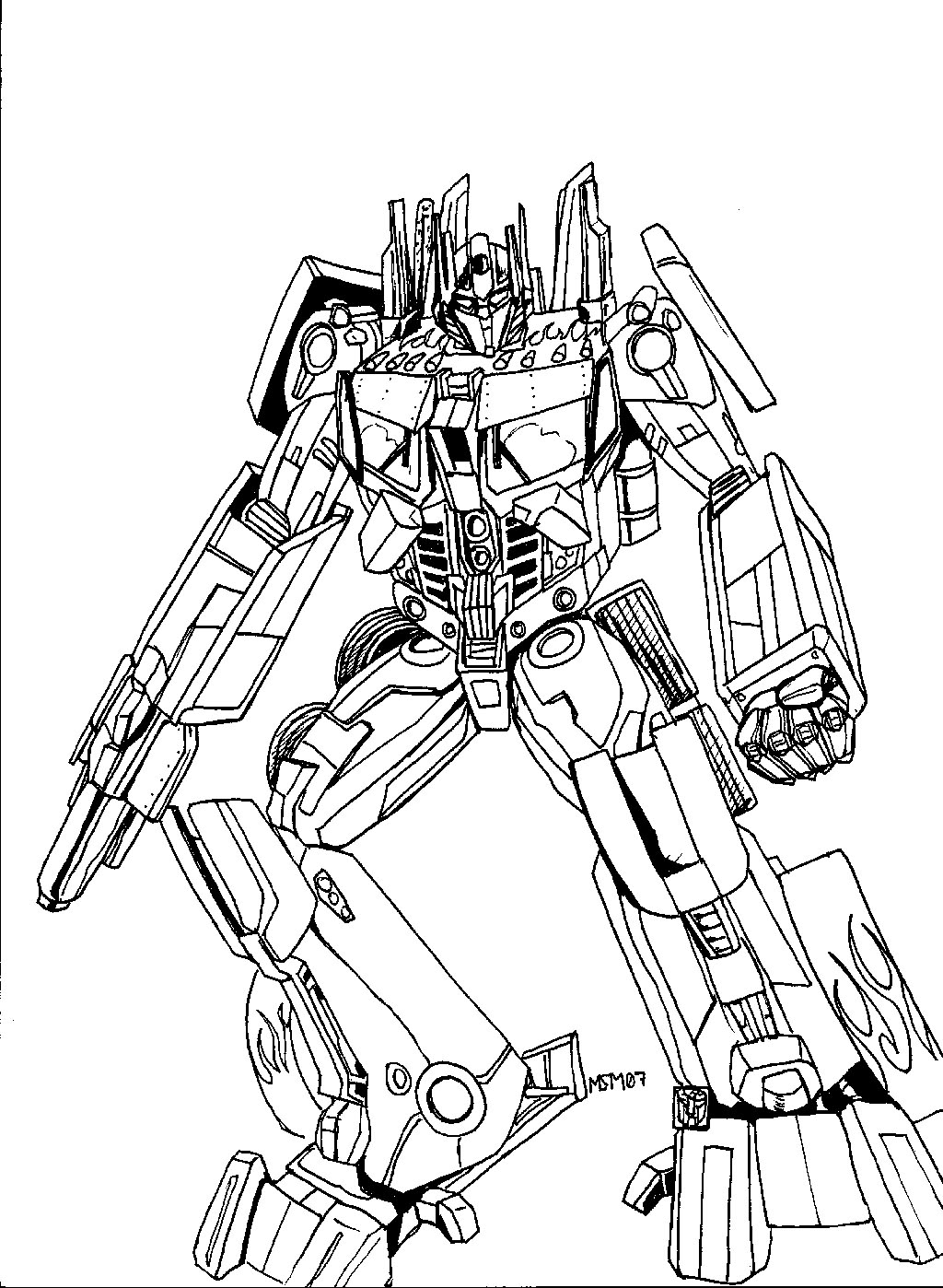 Transformers Coloring Pages