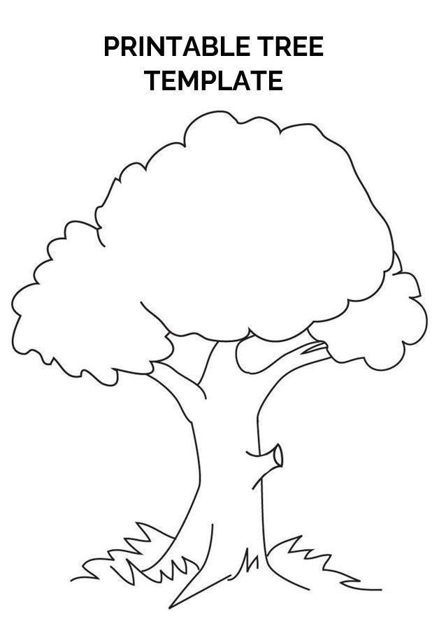 Free Printable Tree Of Life Template Printable Word Searches