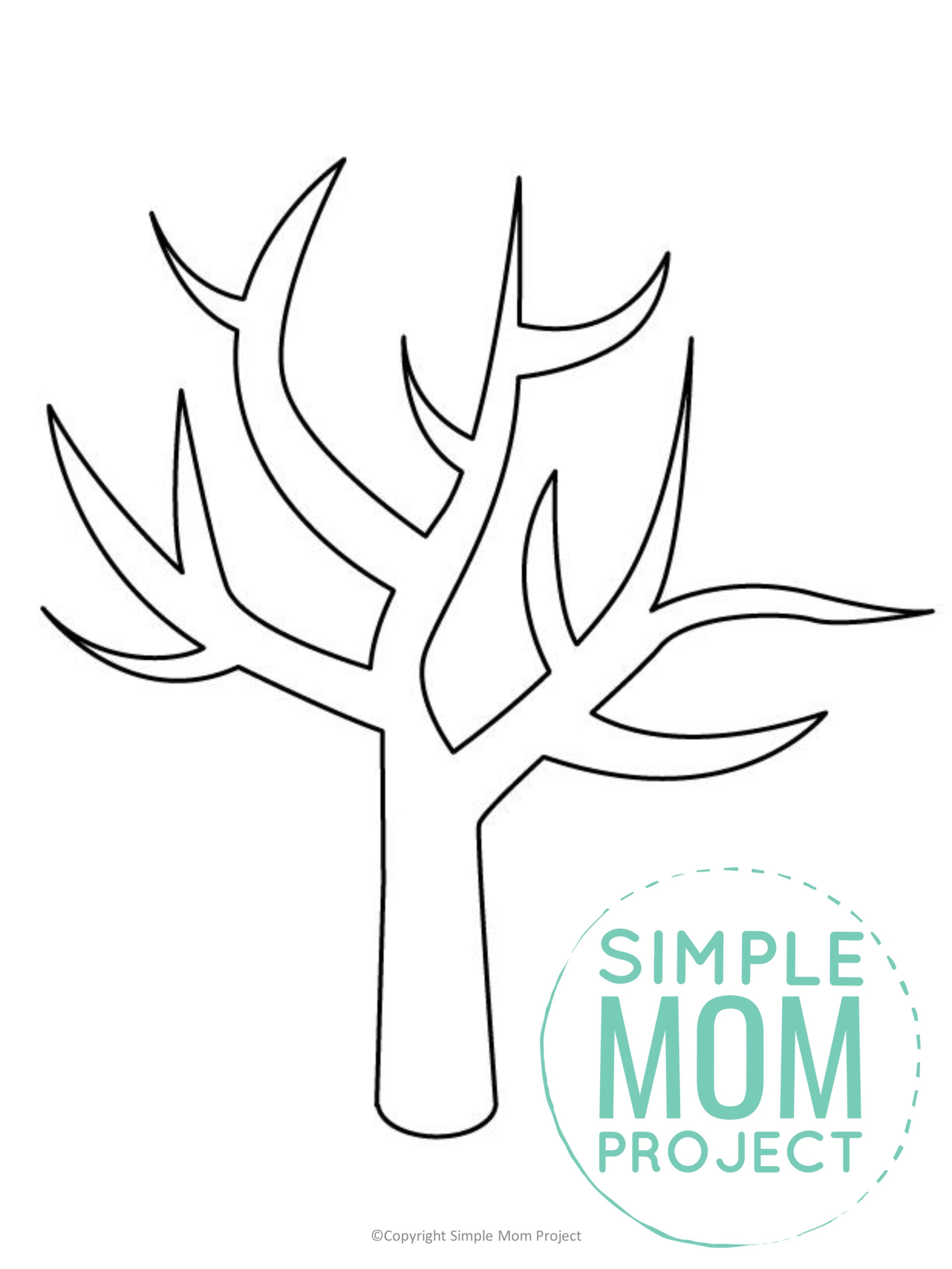 Free Printable Tree Template Printable Free Templates Download