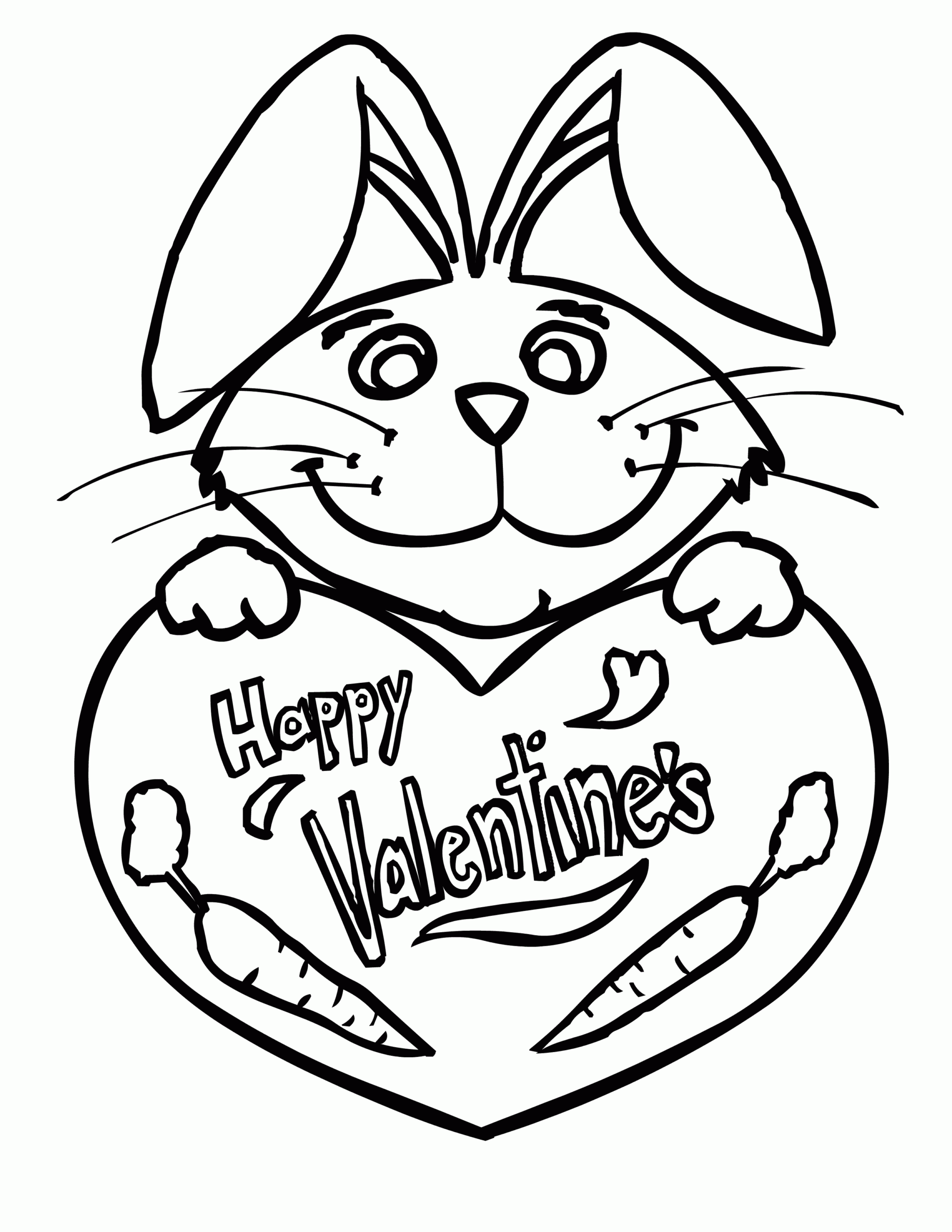 Valentine Coloring Pages