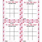 Free Printable Valentine Tic Tac Toe Games Valentines Printables Free
