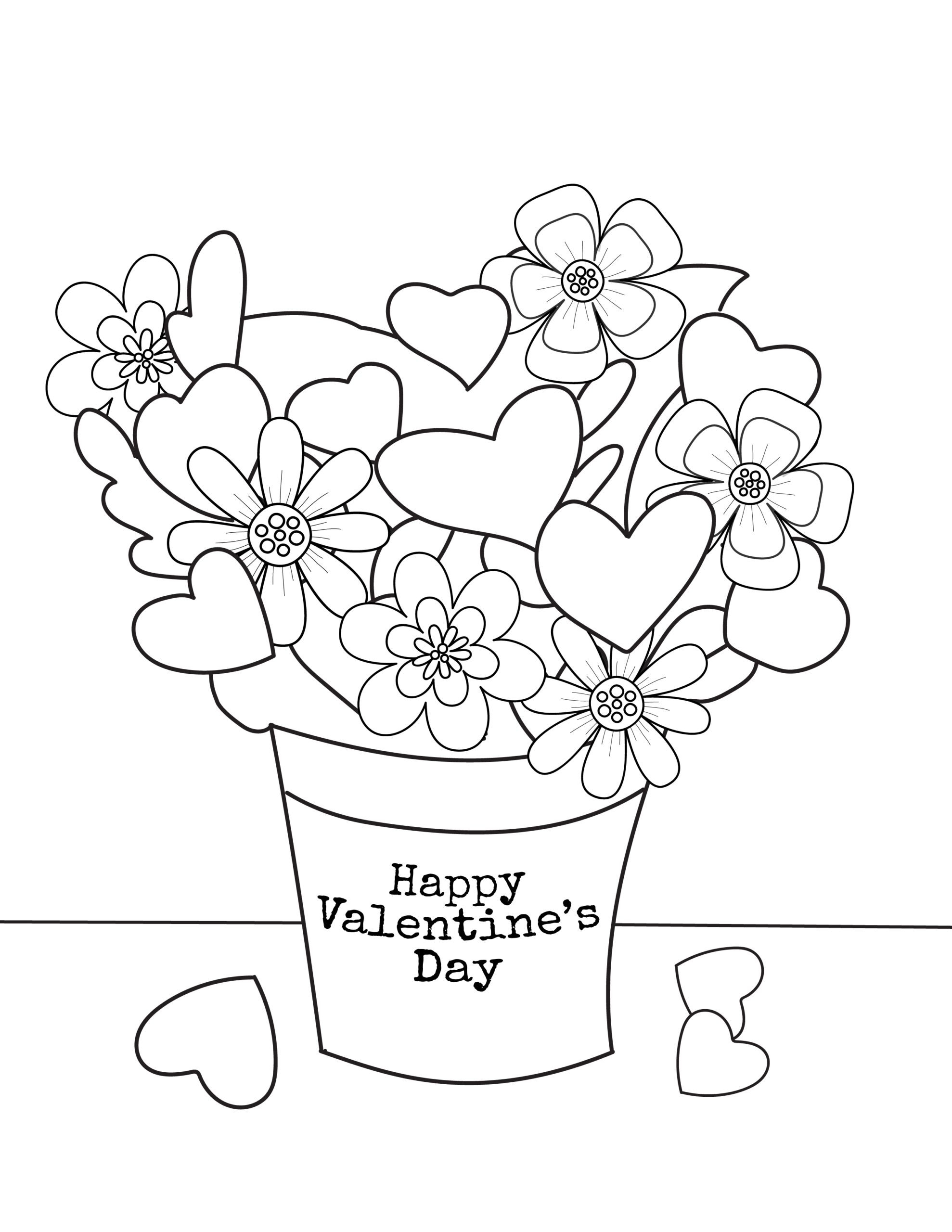 Valentines Coloring Pages