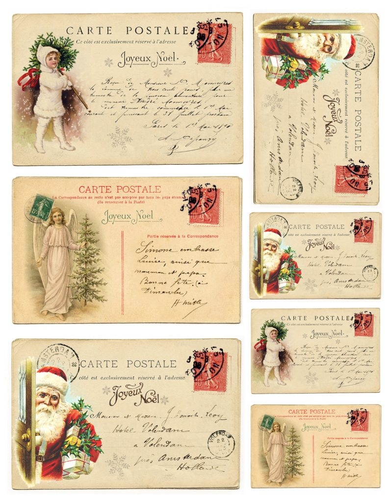 Free Printable Vintage Christmas Cards