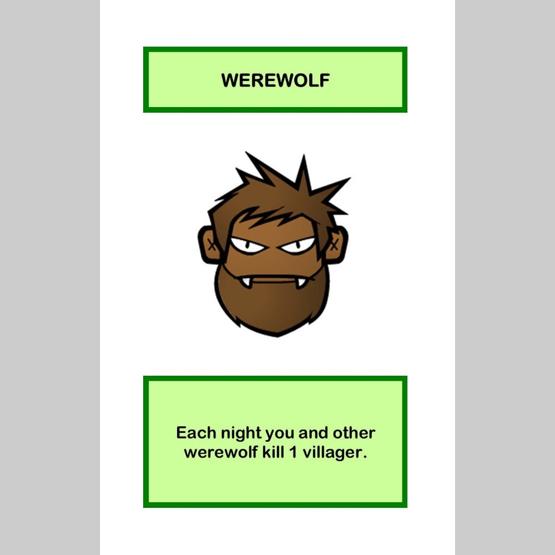 Free Printable Werewolf Game Cards Printable Template Vrogue co