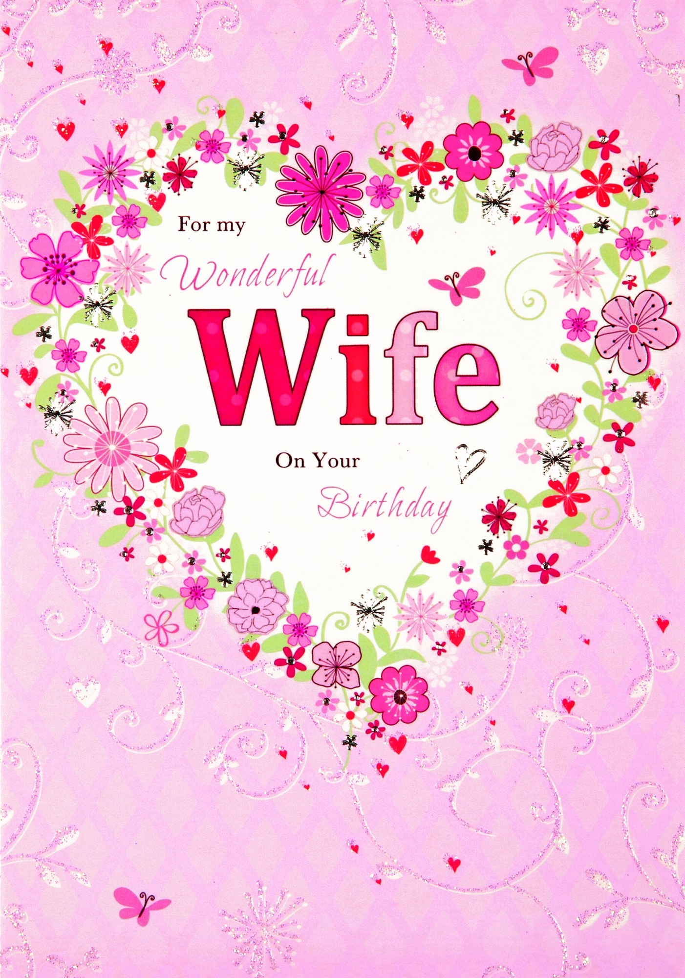 Free Printable Wife Birthday Card