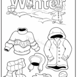 Free Printable Winter Clothes Coloring Pages Free Templates Printable