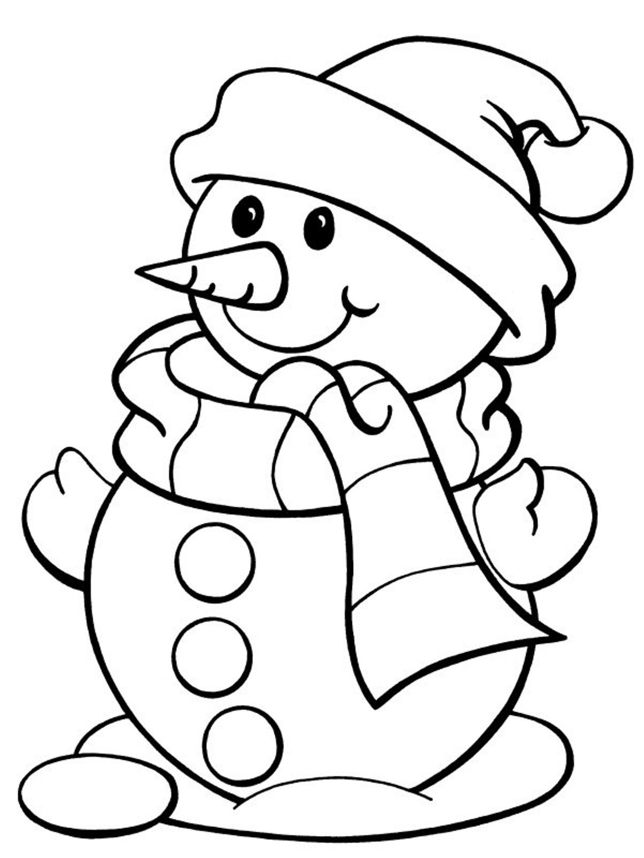 winter coloring pages free printable
