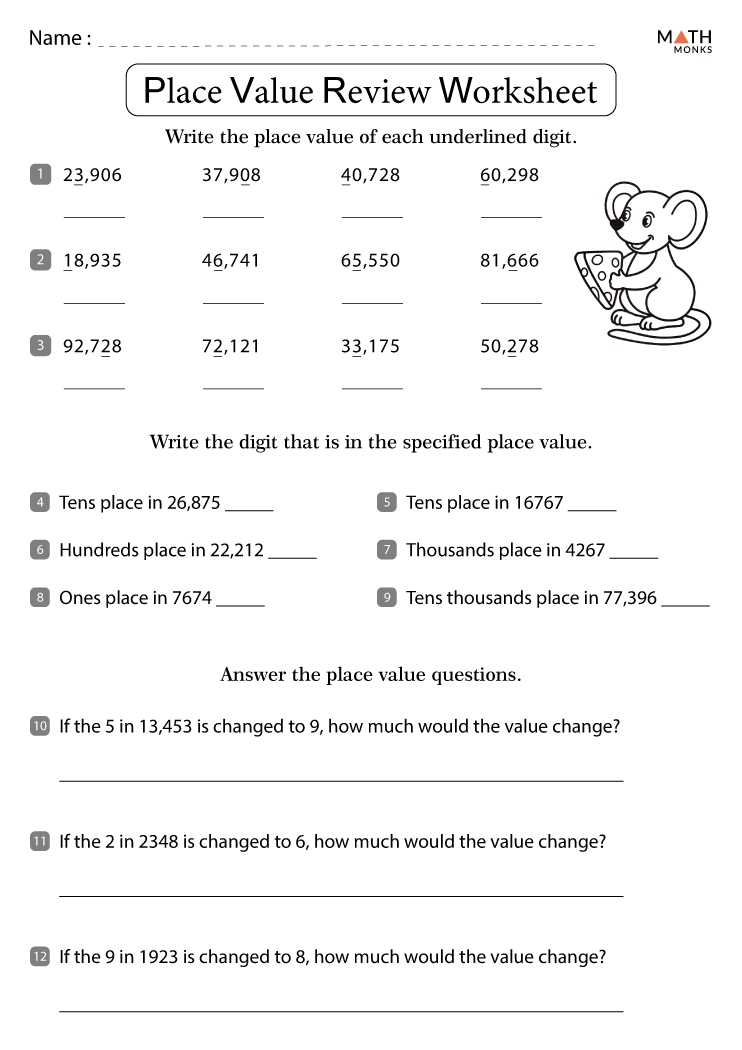 Free Printable Worksheets 4th Grade Worksheets For Kindergarten
