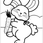 Free Rabbit Coloring Page To Print Rabbit Bunny Coloring Pages
