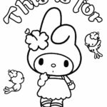 Free Sanrio My Melody Coloring Page Hello Kitty Colouring Pages
