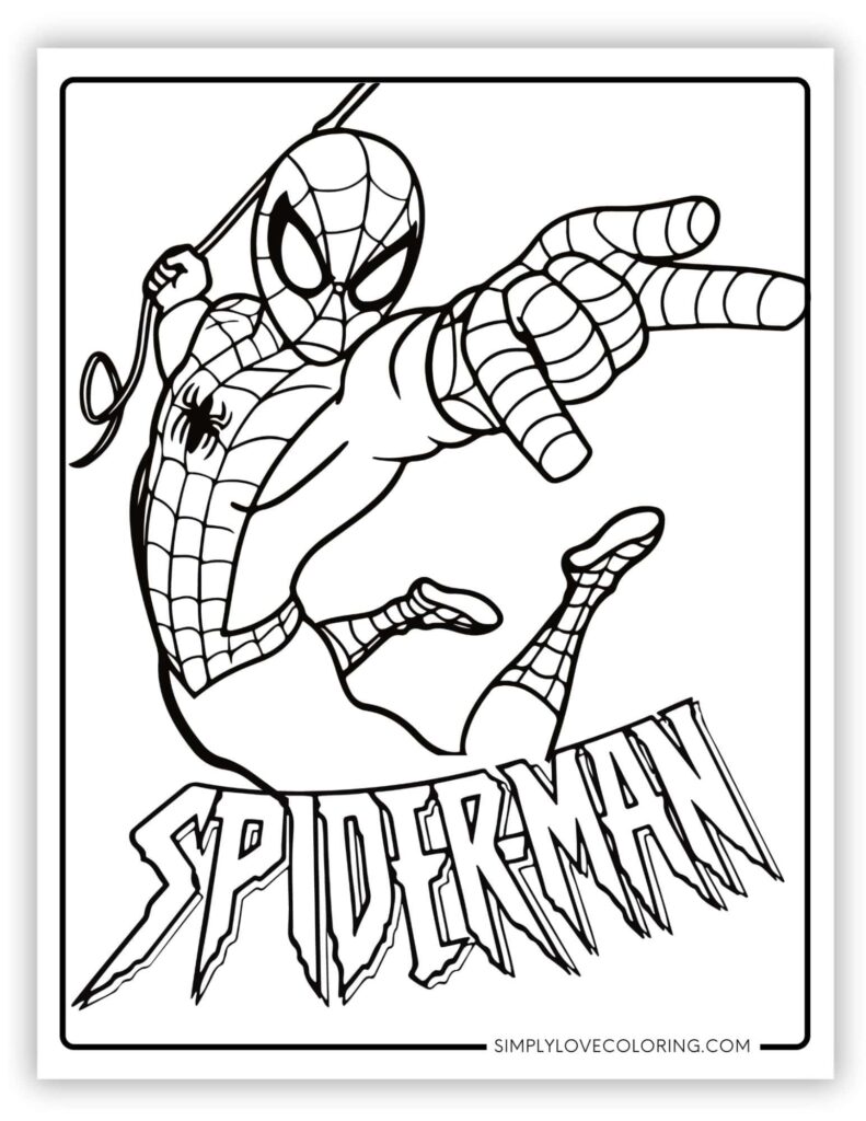 Free Spiderman Coloring Pages Are Great For Educational Activities For