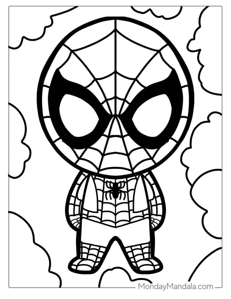 Free Spiderman Coloring Pages Printable Spiderman Coloring Pages For Kids