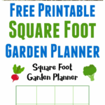 Free Square Foot Garden Planner Printable A Cultivated Nest