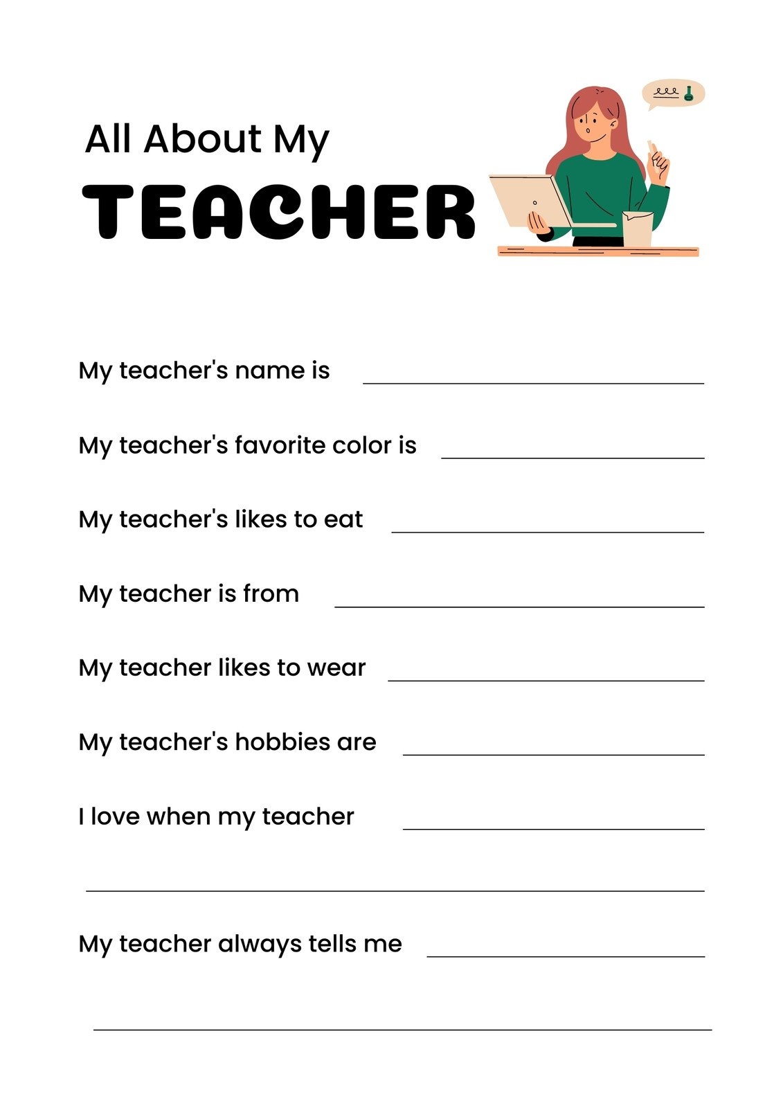 free teacher worksheets