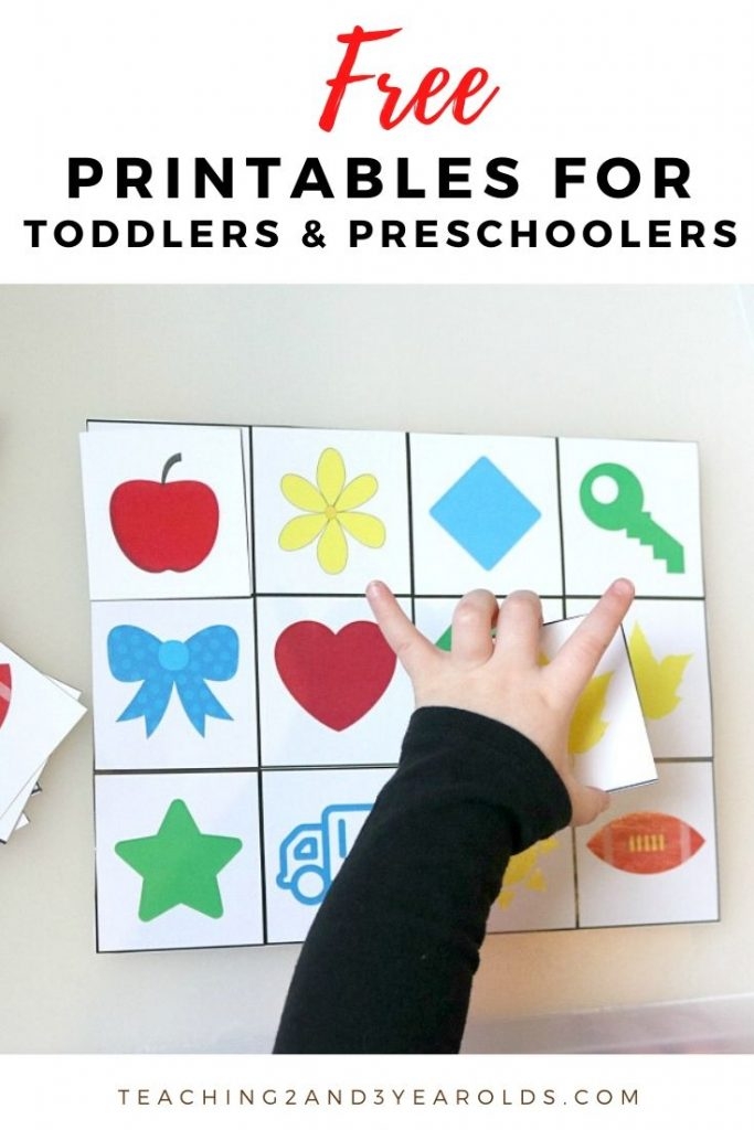 printable toddler activities for 2 year olds